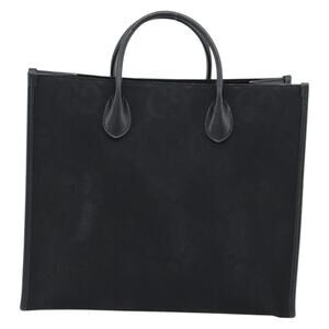 Gucci Jumbo GG Canvas Handbag Black
